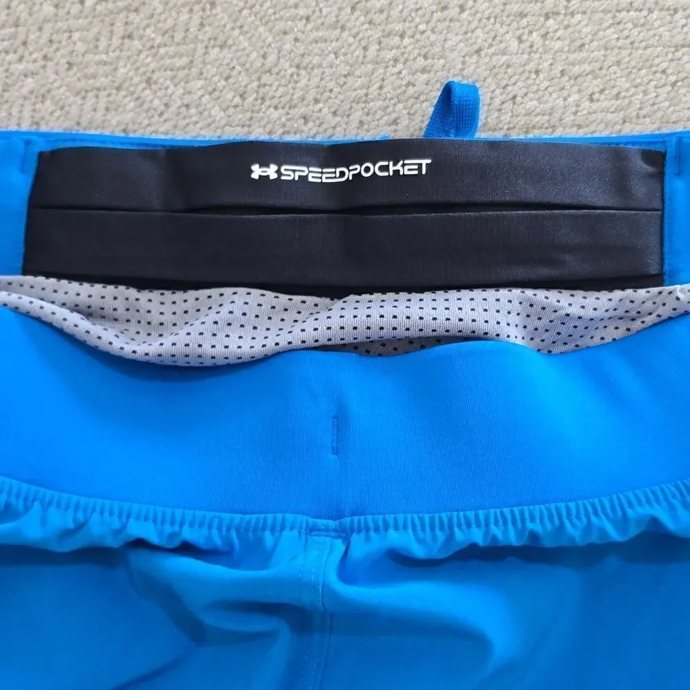 Under Armour Blue Speedpocket Fitted 5